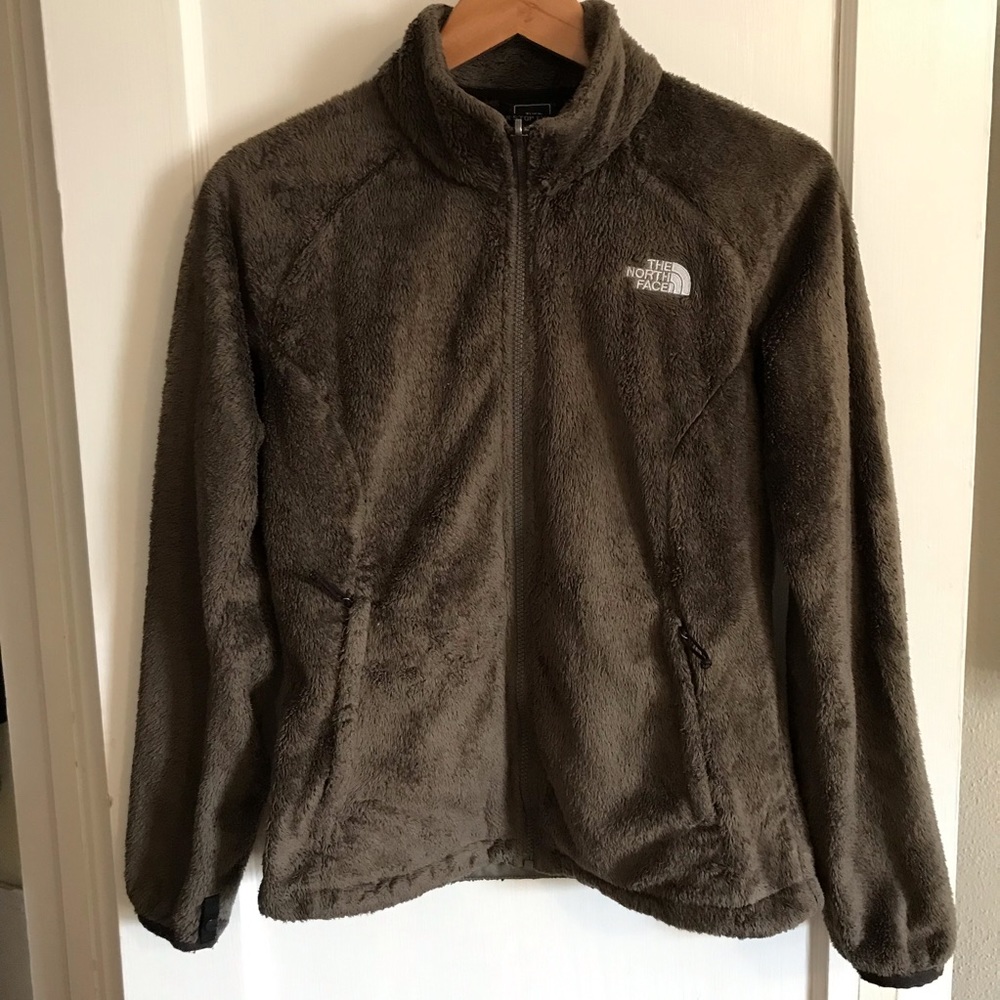 Mink brown north face fleece, M
